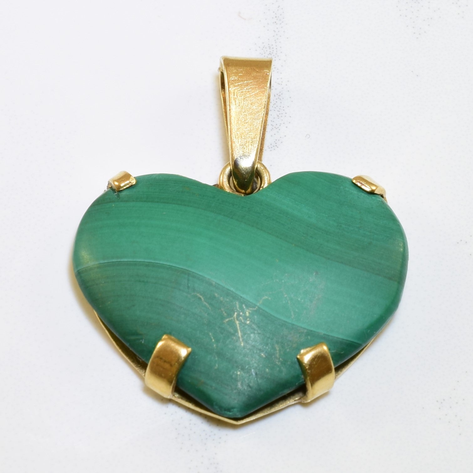 Malachite Heart Pendant | 20.0ct |