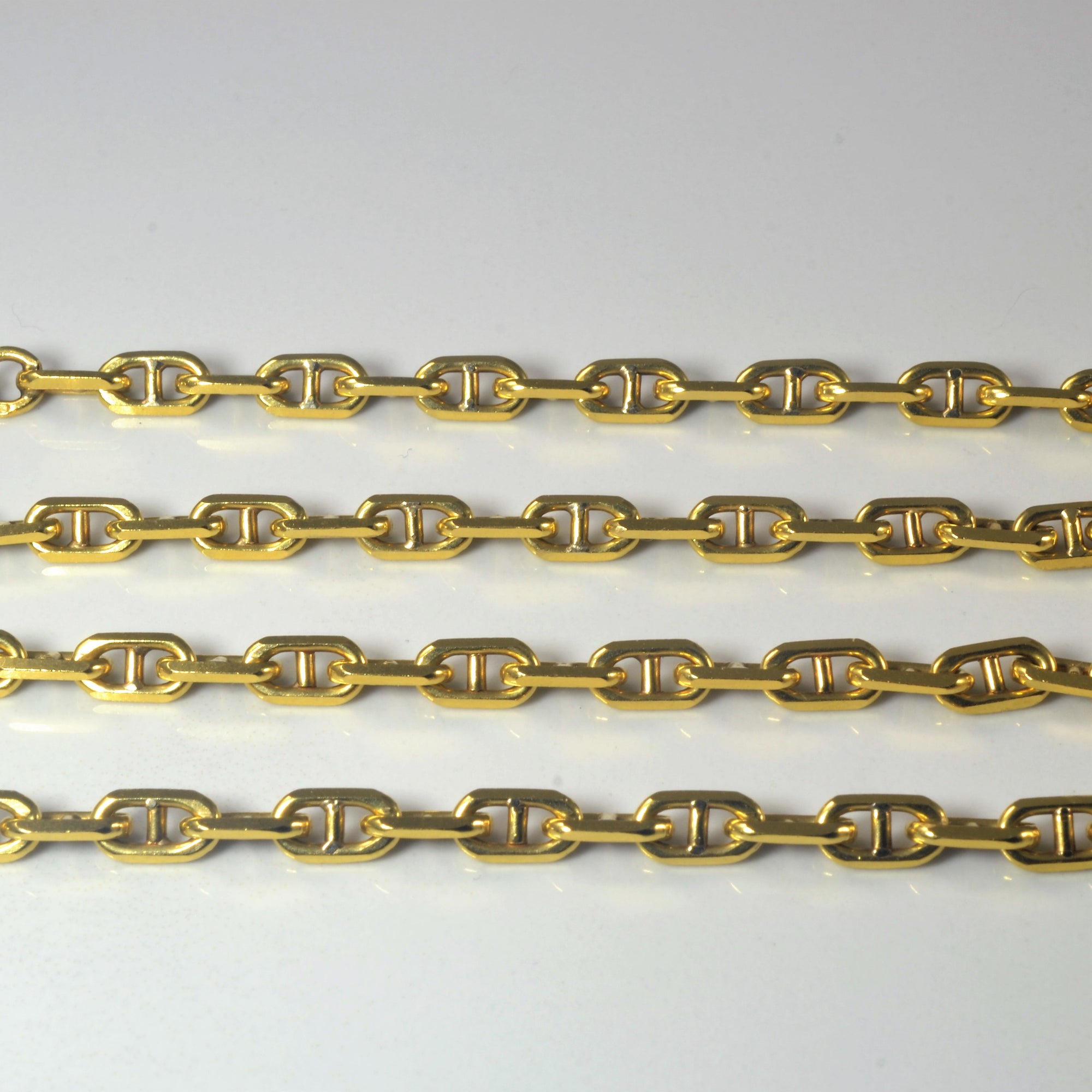 18k Yellow Gold Anchor Chain | 23