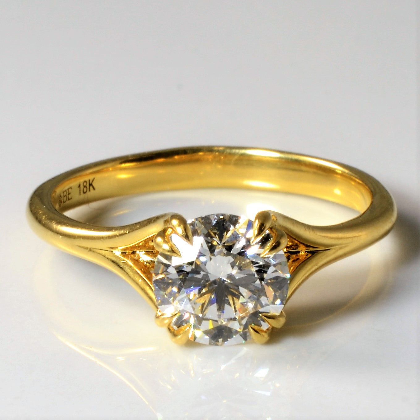 Solitaire GIA Diamond Engagement Ring | 1.20ct VS2 F Ex | SZ 7