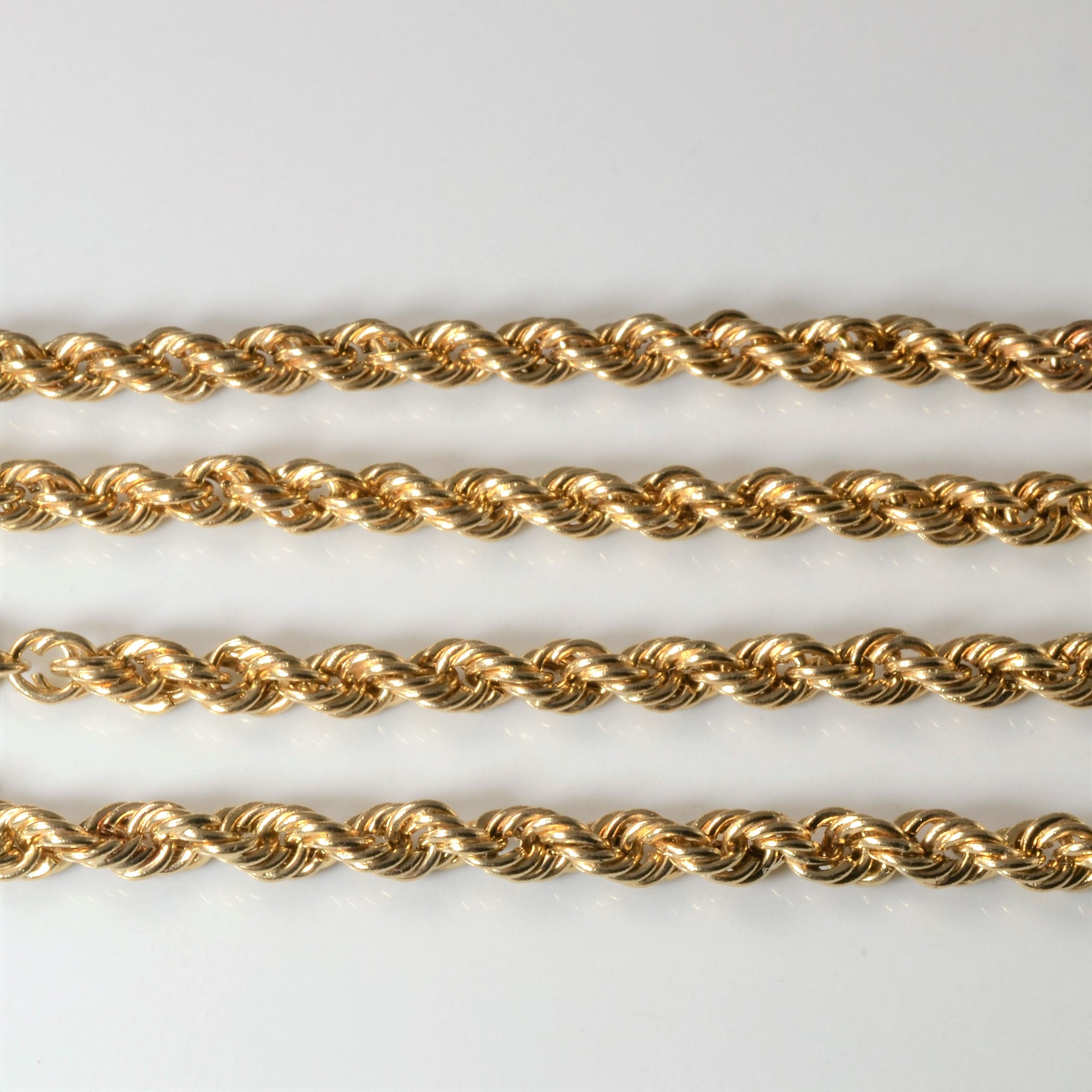 10k Yellow Gold Rope Chain | 20