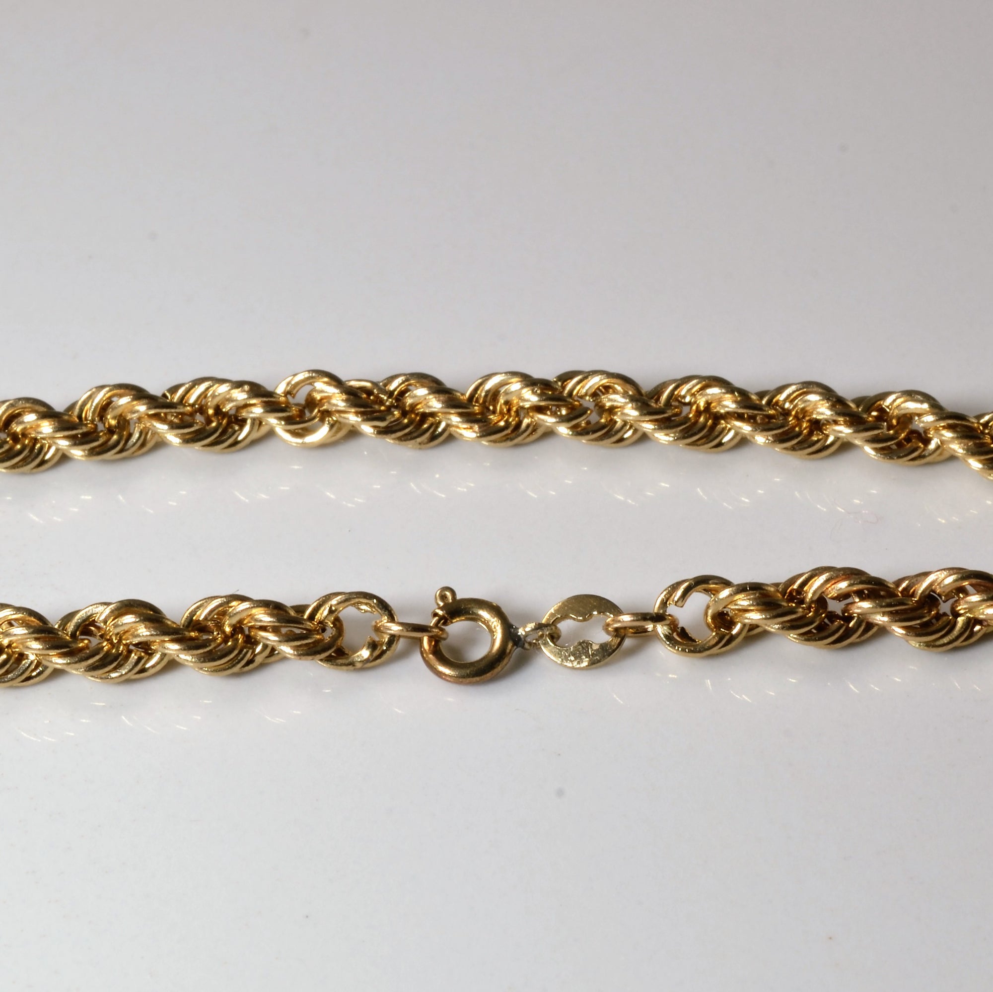 10k Yellow Gold Rope Chain | 20