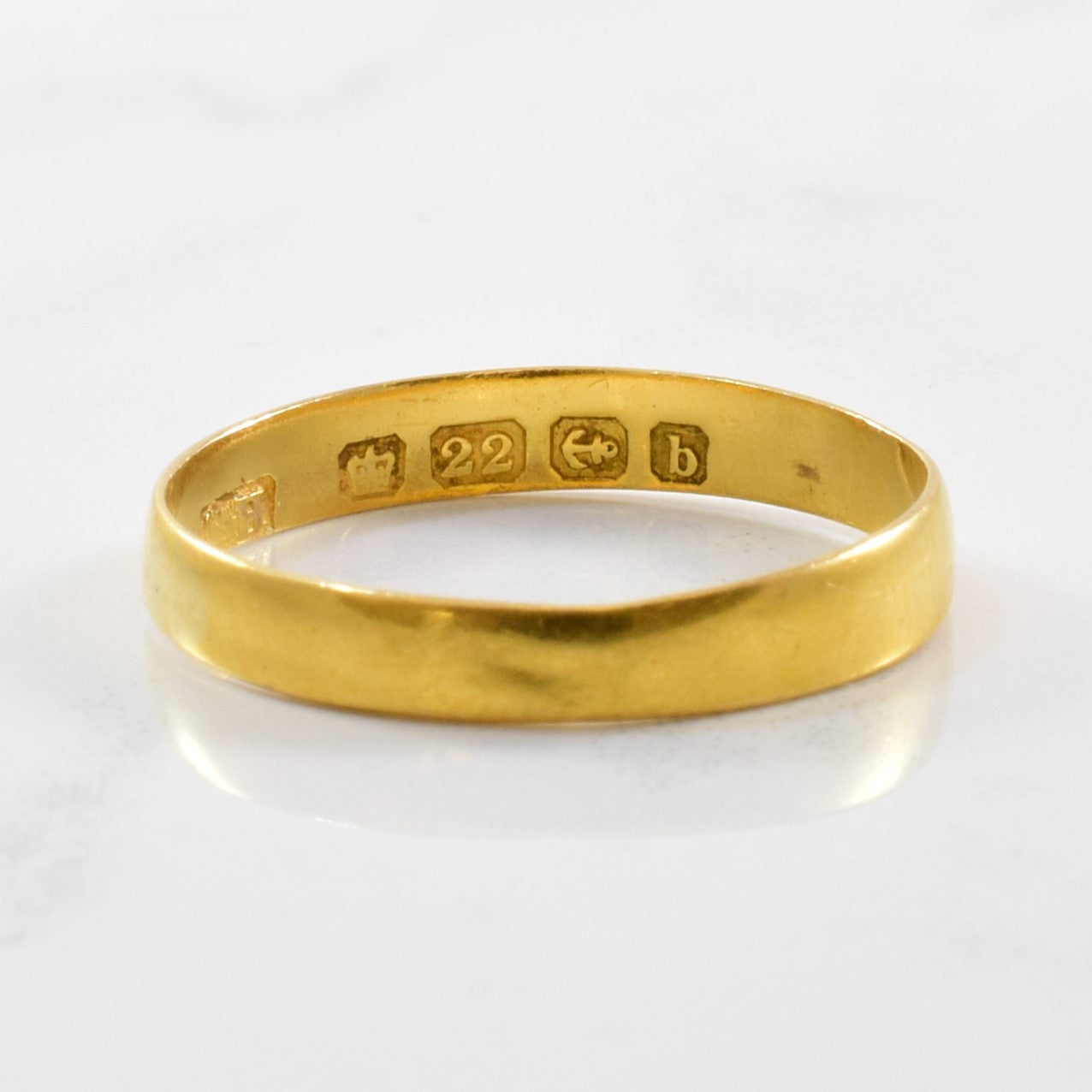 1901 Hallmarked 22k Gold Band | SZ 6.25 |