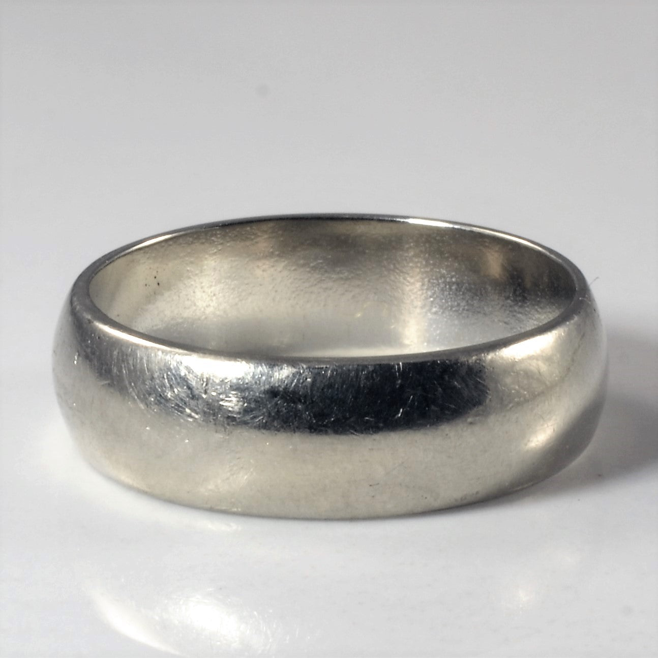 14k White Gold Band | SZ 6.75 |