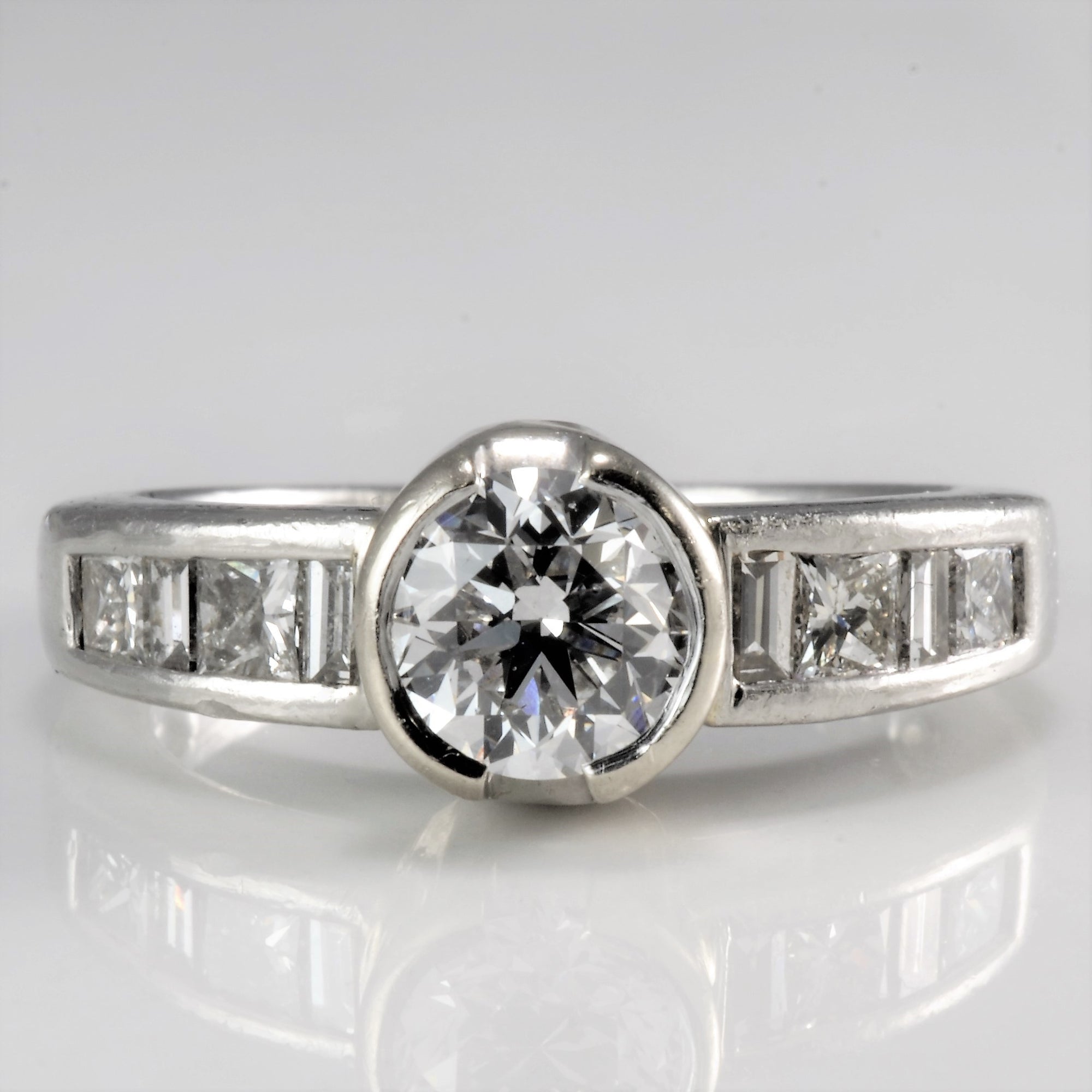 Multi Cut Diamond Engagement Ring | 1.00 ctw, SZ 4 |
