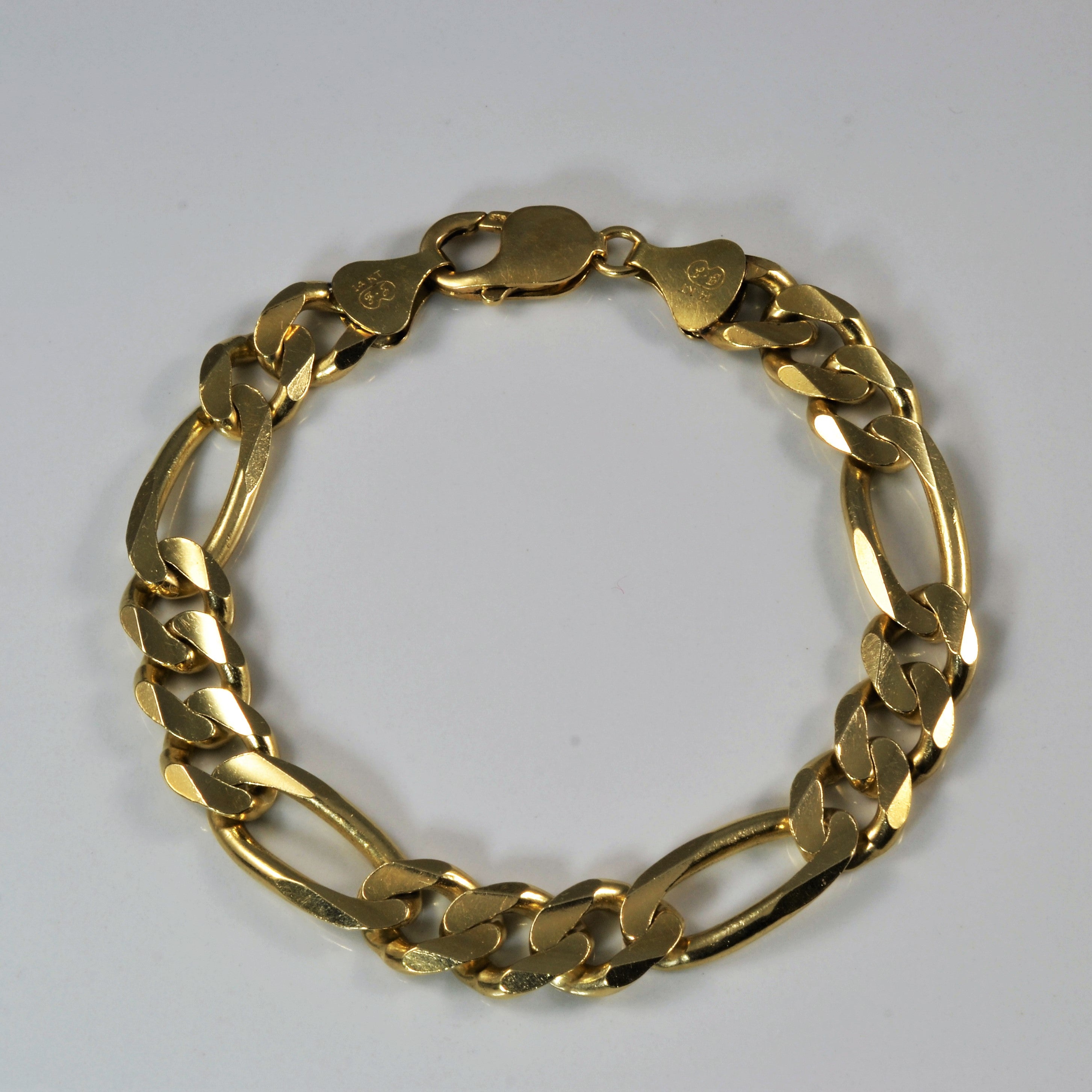 Heavy Figaro Chain Bracelet | 9" |