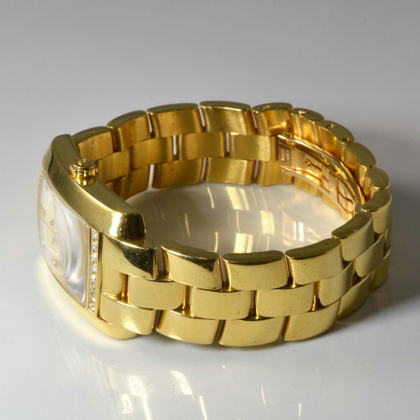'Baume & Mercier' Hampton 18k Gold and Diamond Gold | 0.16ctw | 7