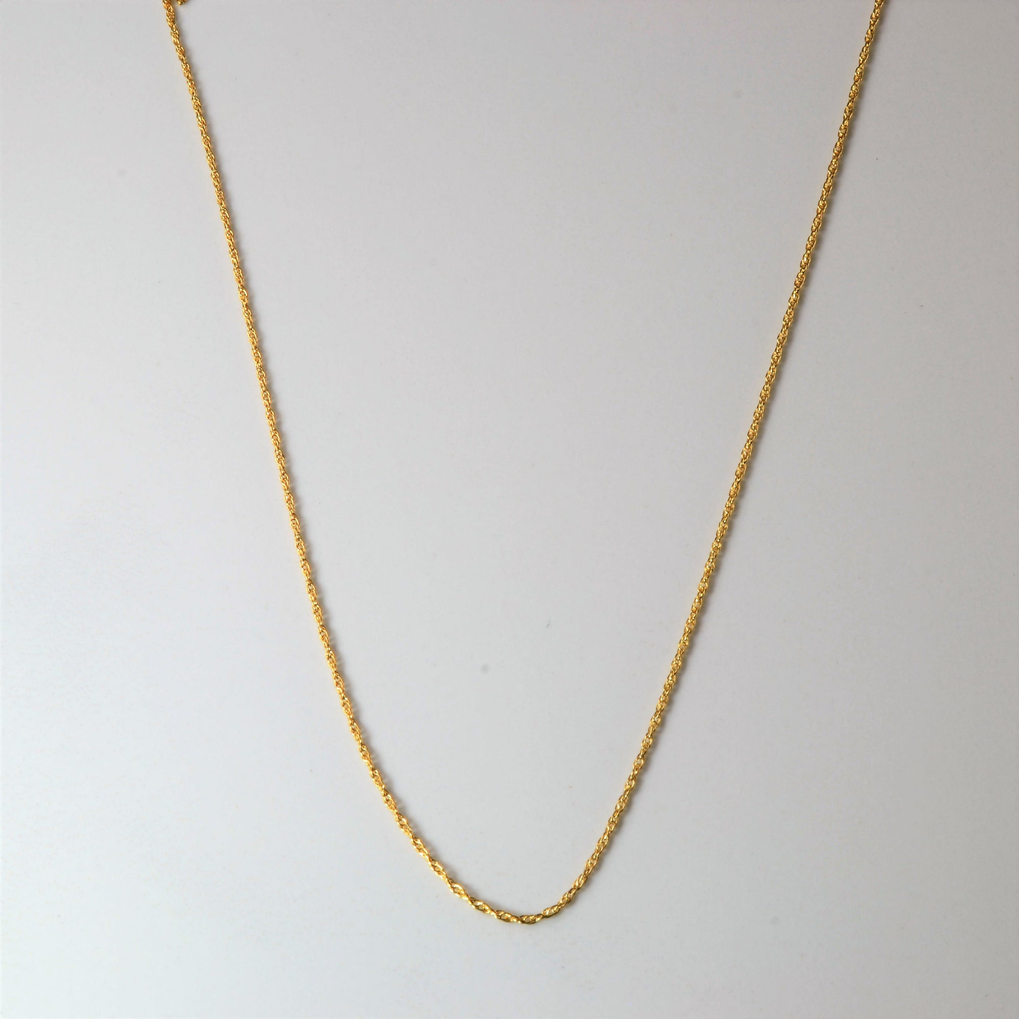 10k Yellow Gold Prince of Wales Chain | 16