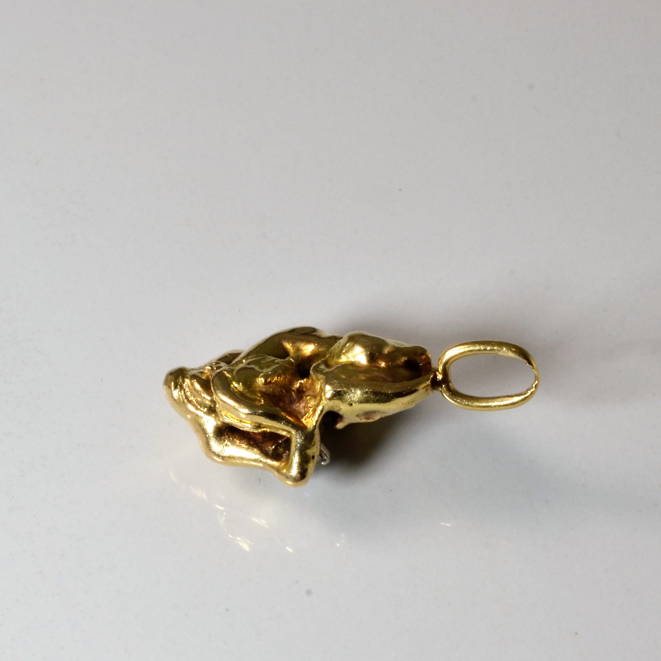 Gold Nugget Diamond Pendant | 0.23ct |