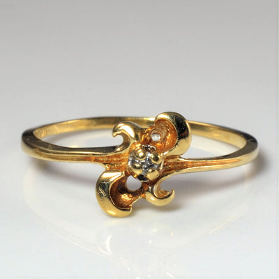 Diamond Twist Ring | 0.02ct | SZ 6.25 |