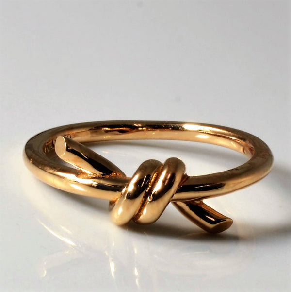 'Tiffany & Co.' Knot Ring | SZ 4.75 |