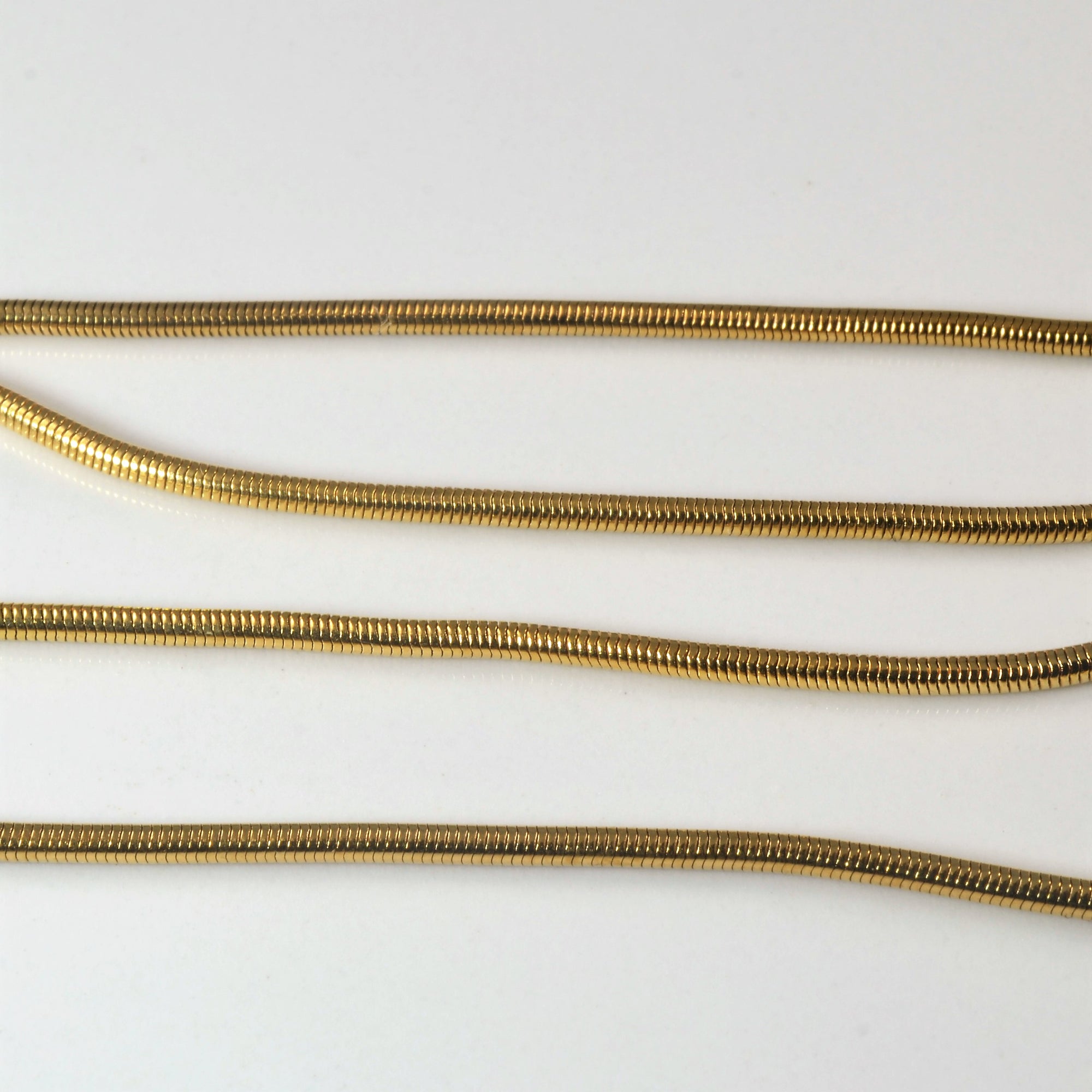9k Yellow Gold Snake Chain | 17
