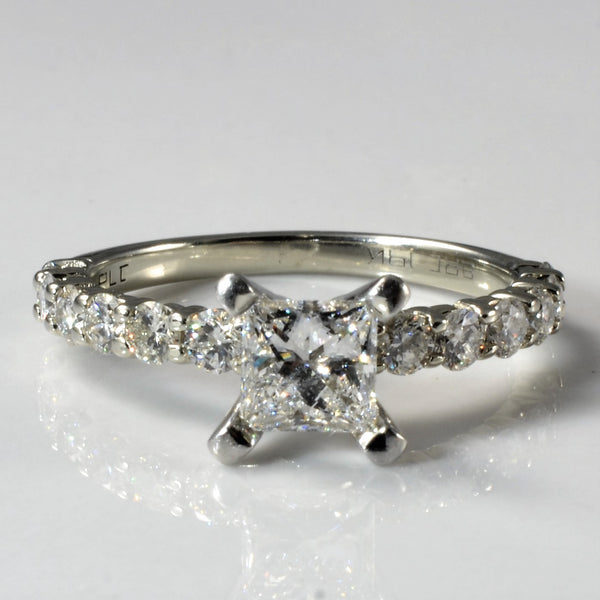 'Spence Diamonds' Brilliant Princess Diamond Engagement Ring | 1.21ctw | SZ 5.5 |