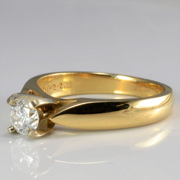 Solitaire Diamond Engagement Ring | 0.43 ct, SZ 6.75 |