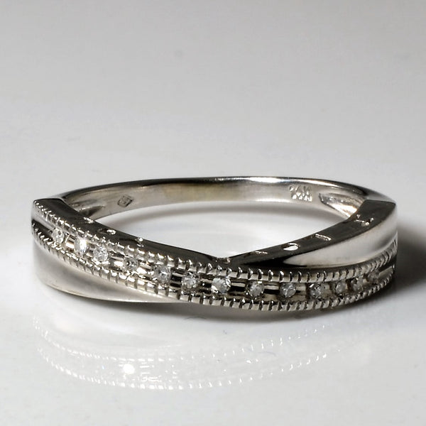 Secret Message Diamond Ring | 0.065ctw | SZ 6.25 |