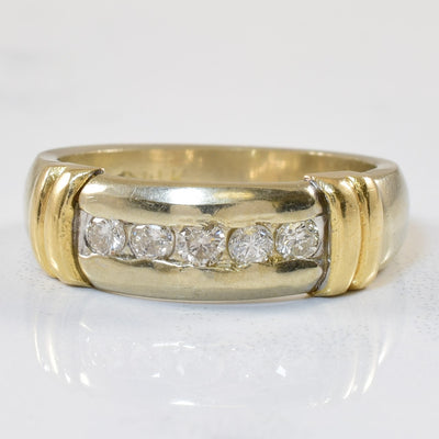 Channel Set Diamond Ring | 0.20ctw | SZ 7.25 |