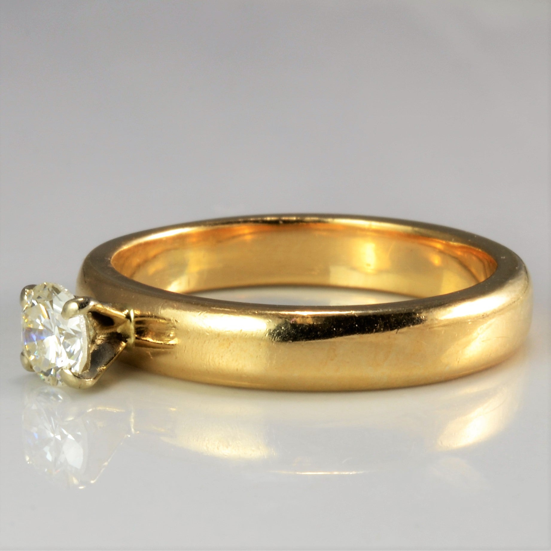 Solitaire Diamond Ring | 0.35 ct, SZ 7 |