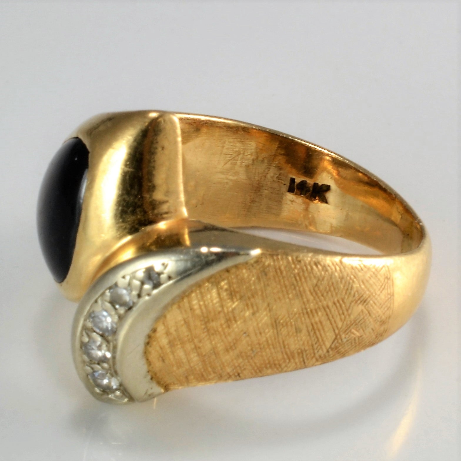 Bypass Sapphire & Diamond Ring | 0.13 ctw, SZ 5.75 |