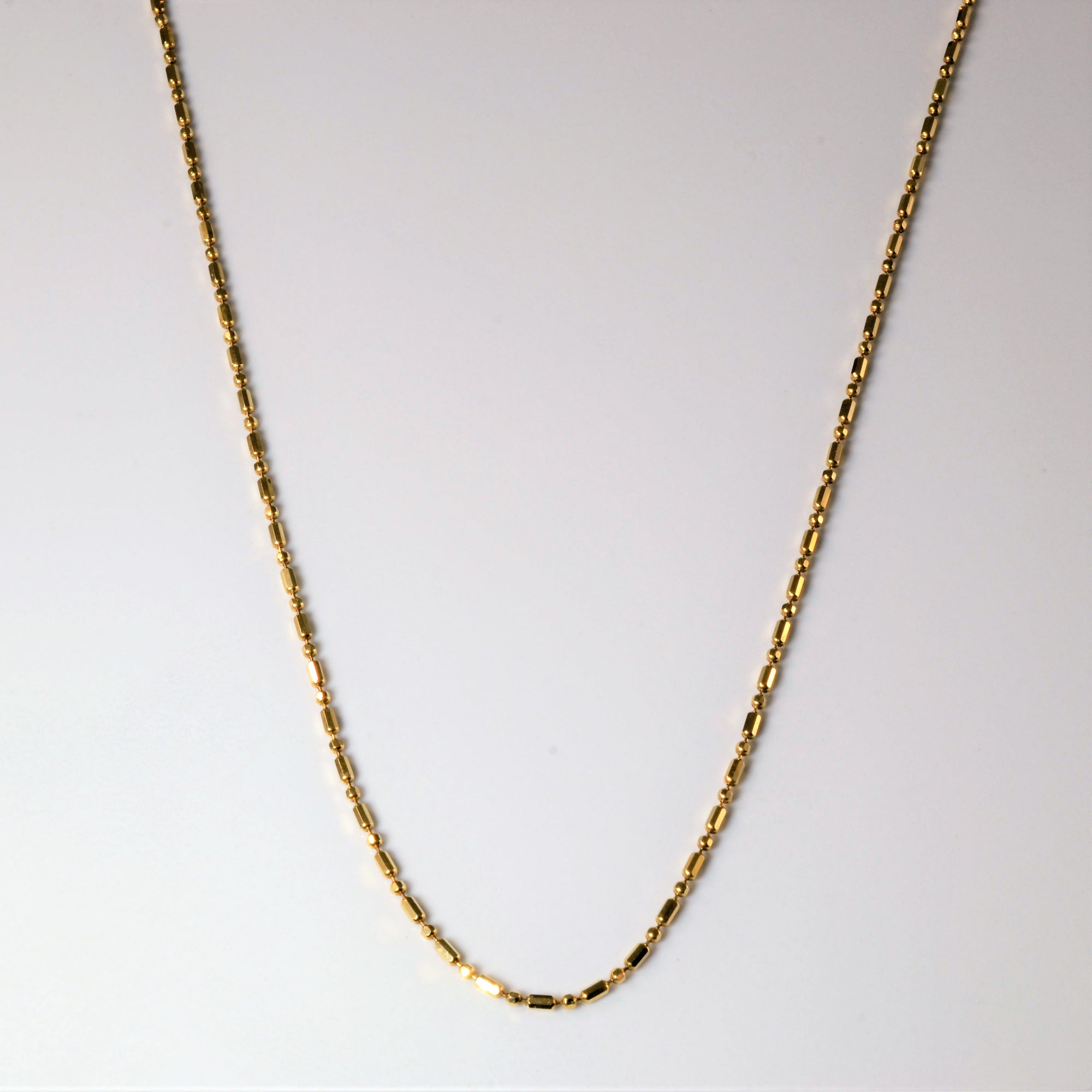 10k Yellow Gold Long & Short Chain | 18