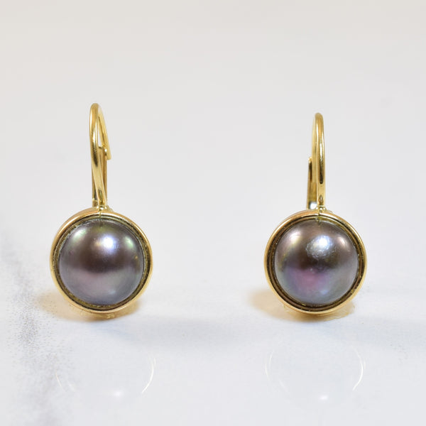 Black Pearl Earrings | 2.40ctw |