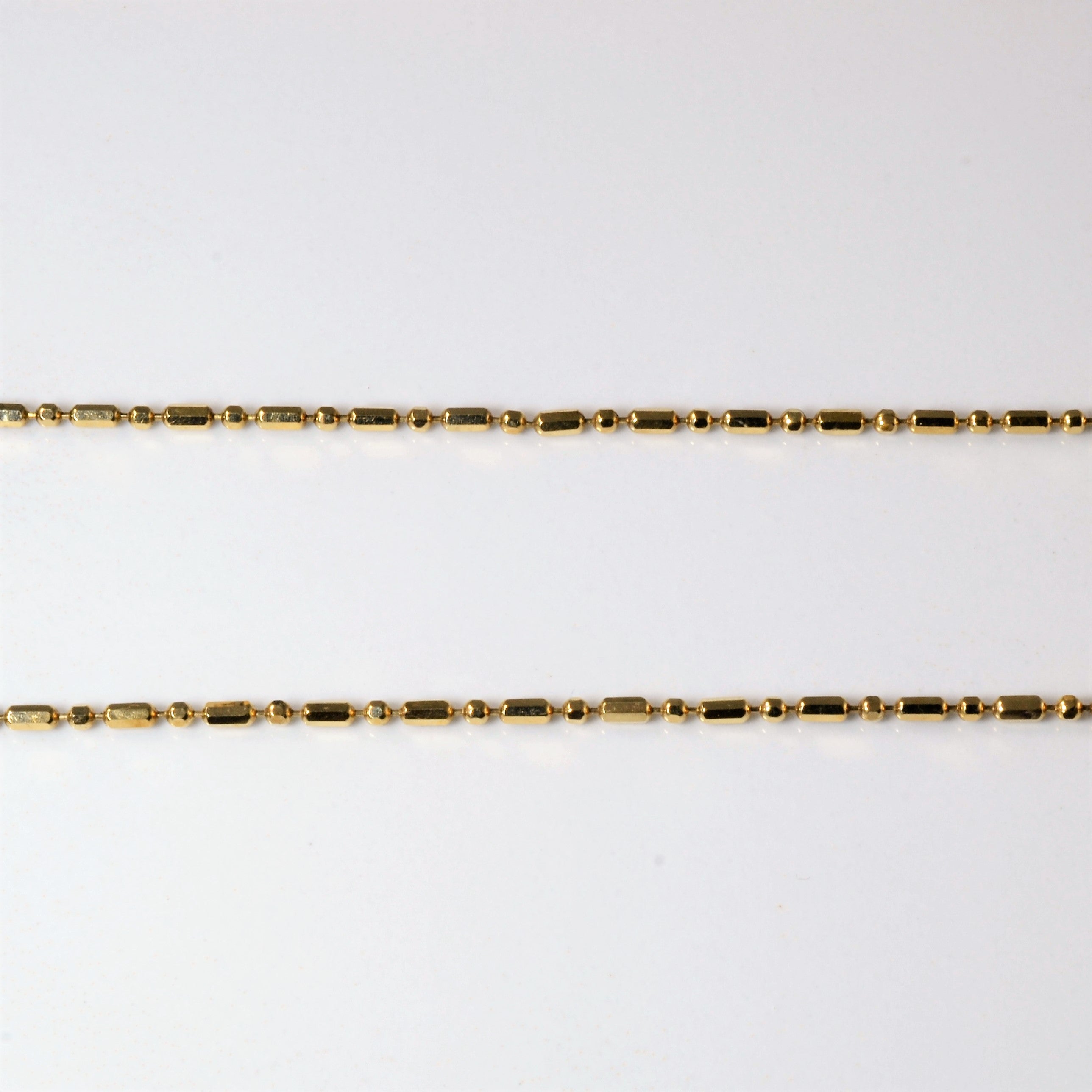 10k Yellow Gold Long & Short Chain | 18" |