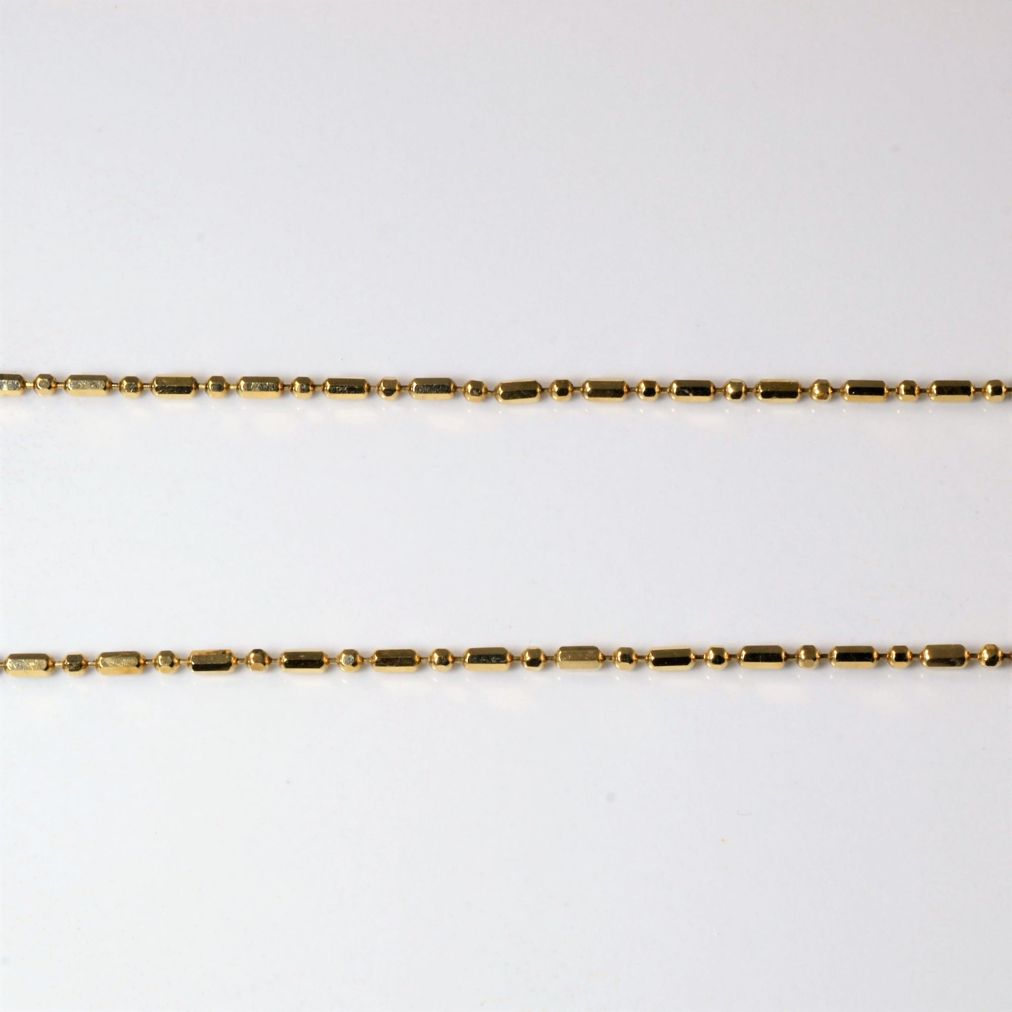 10k Yellow Gold Long & Short Chain | 18