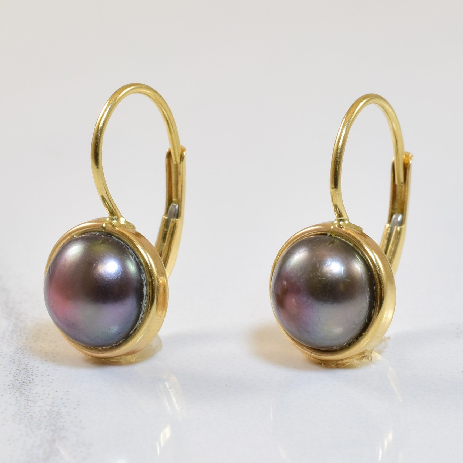 Black Pearl Earrings | 2.40ctw |