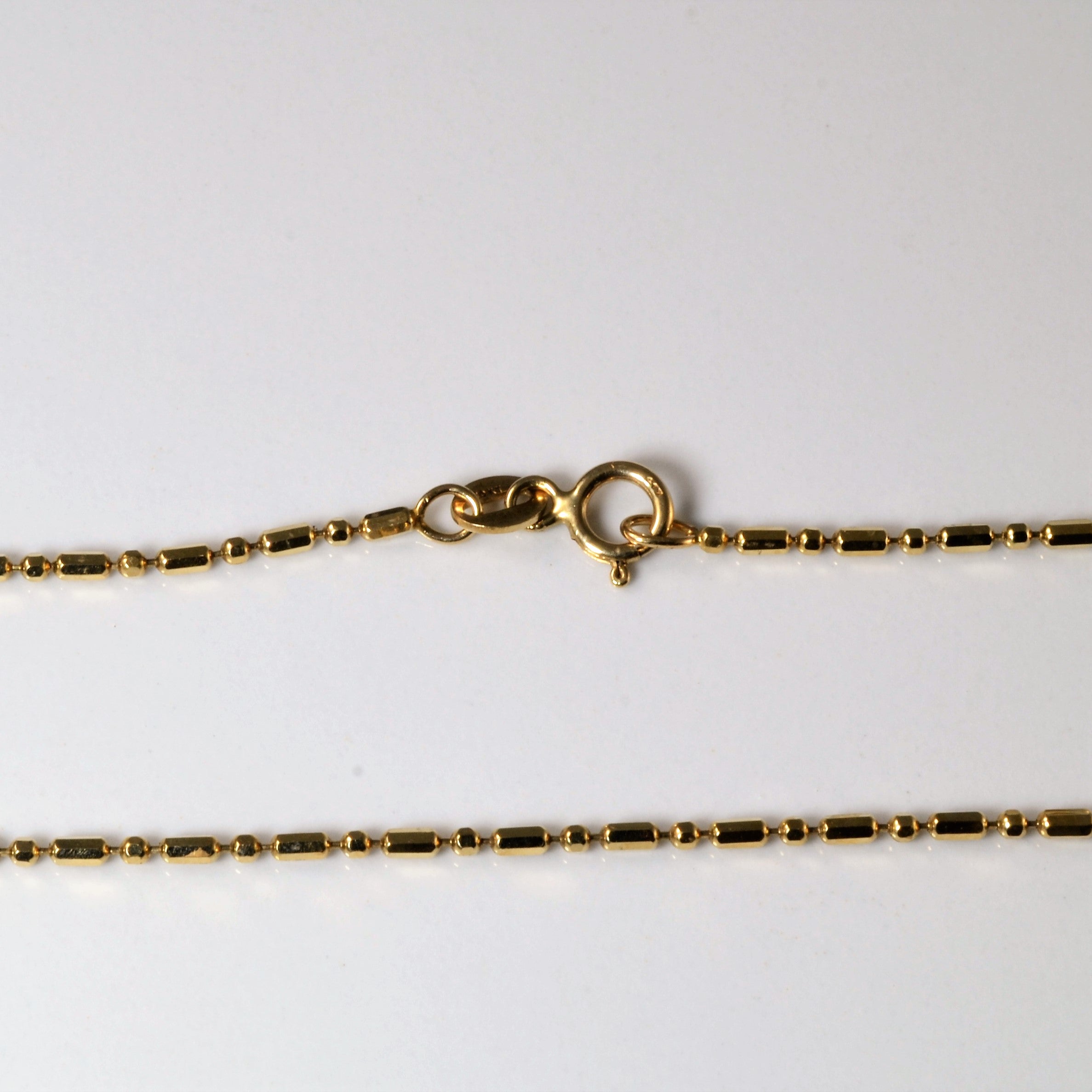 10k Yellow Gold Long & Short Chain | 18" |