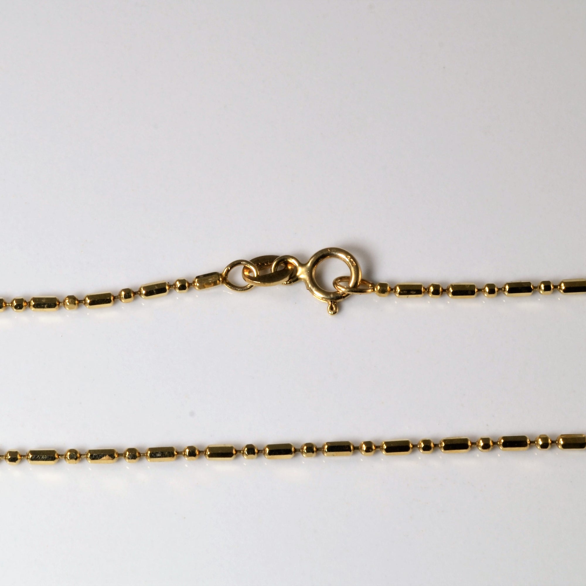 10k Yellow Gold Long & Short Chain | 18