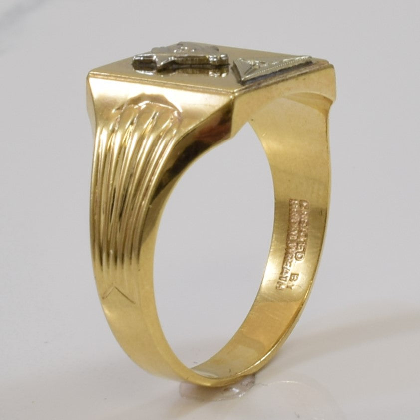 Diamond Mason Ring | 0.01ct | SZ 10.75 |
