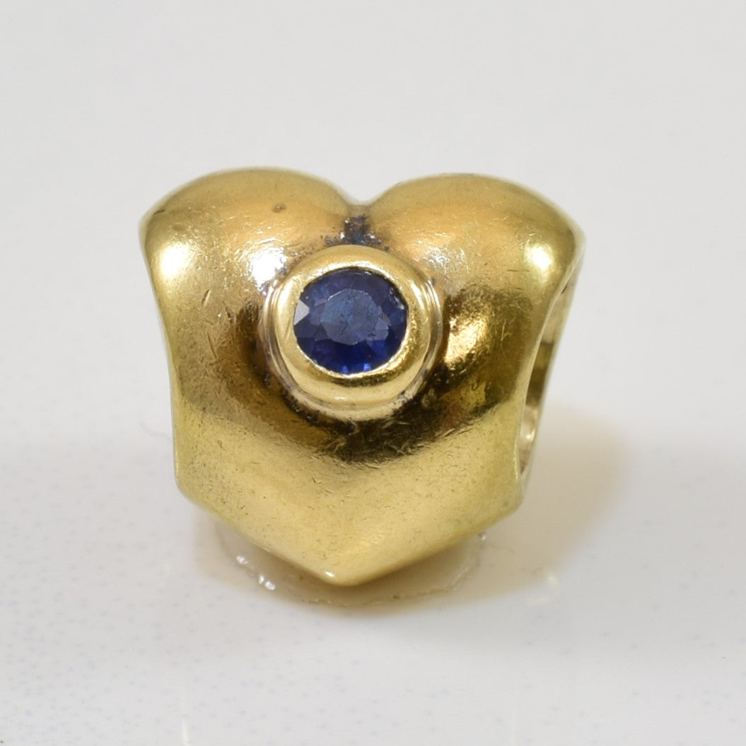 Pandora' Blue Sapphire Heart Charm | 0.18ct |