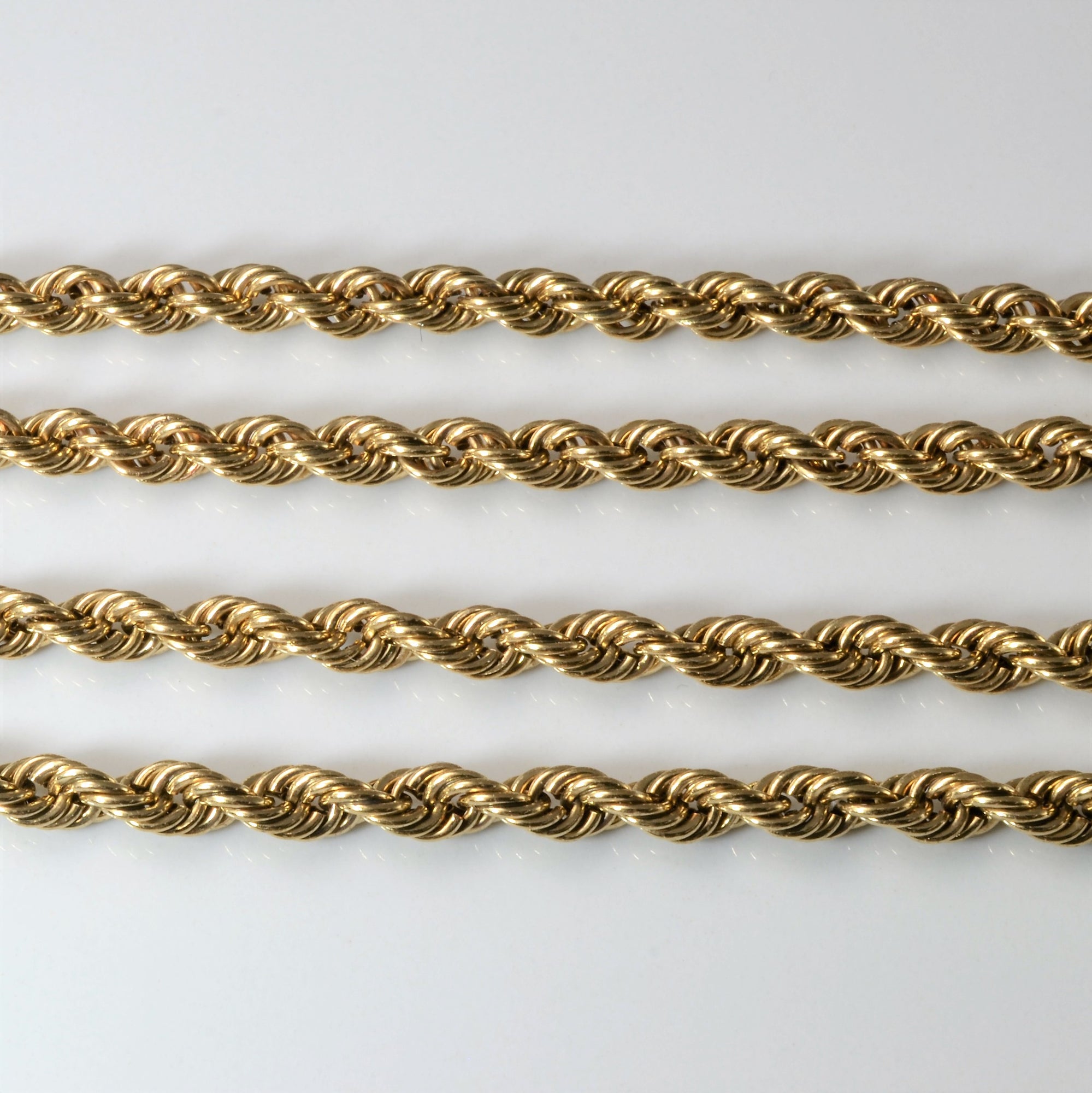 10k Yellow Gold Rope Chain | 20