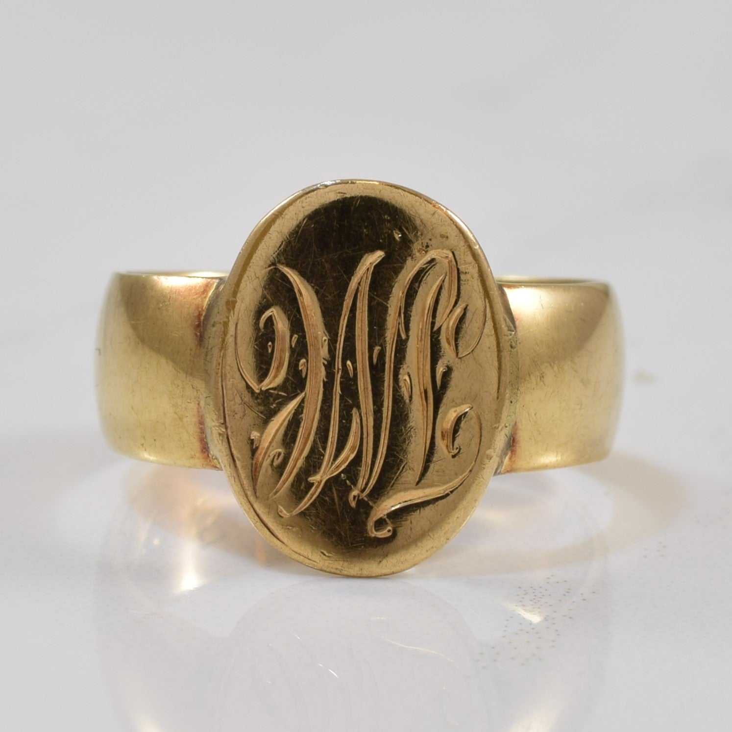 1950s Engraved Initial 'WL' Signet Ring | SZ 6 | – 100 Ways