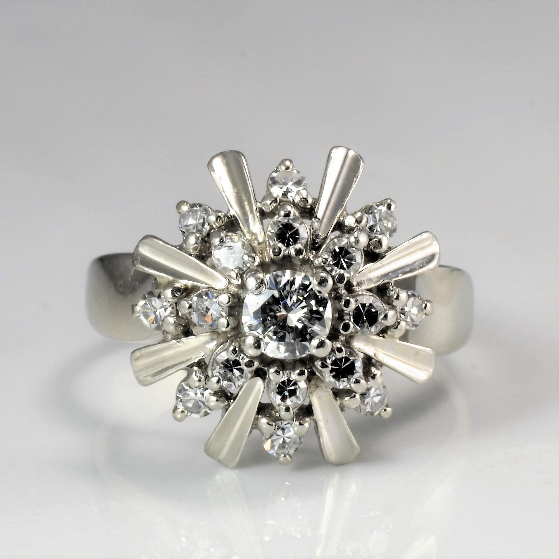 Cluster Starburst Diamond Ring | 0.41 ctw, SZ 6 |