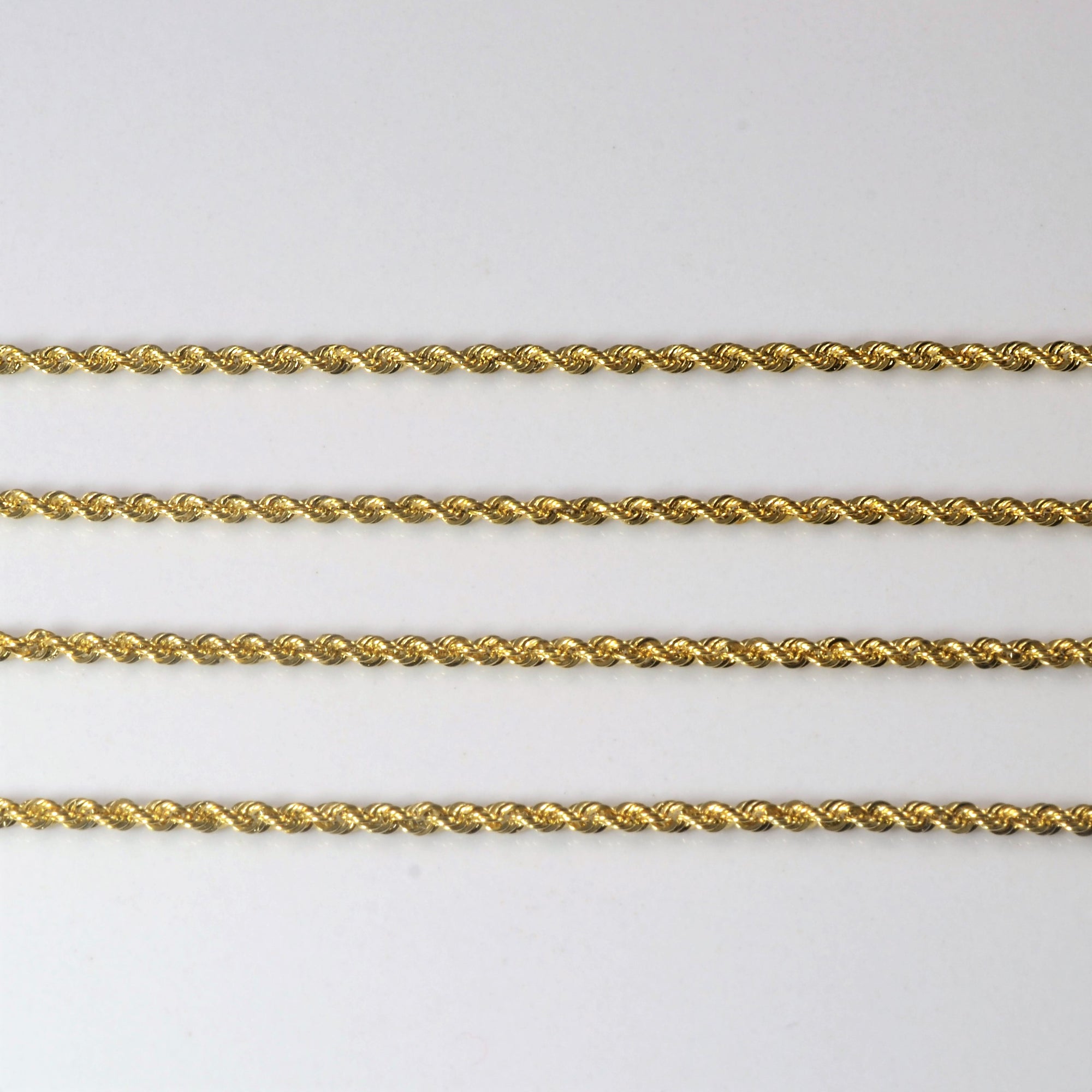 14k Yellow Gold Rope Chain | 24