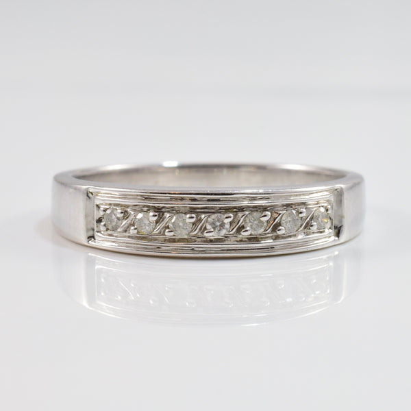 Diamond Band | 0.07 ctw SZ 6.25 |