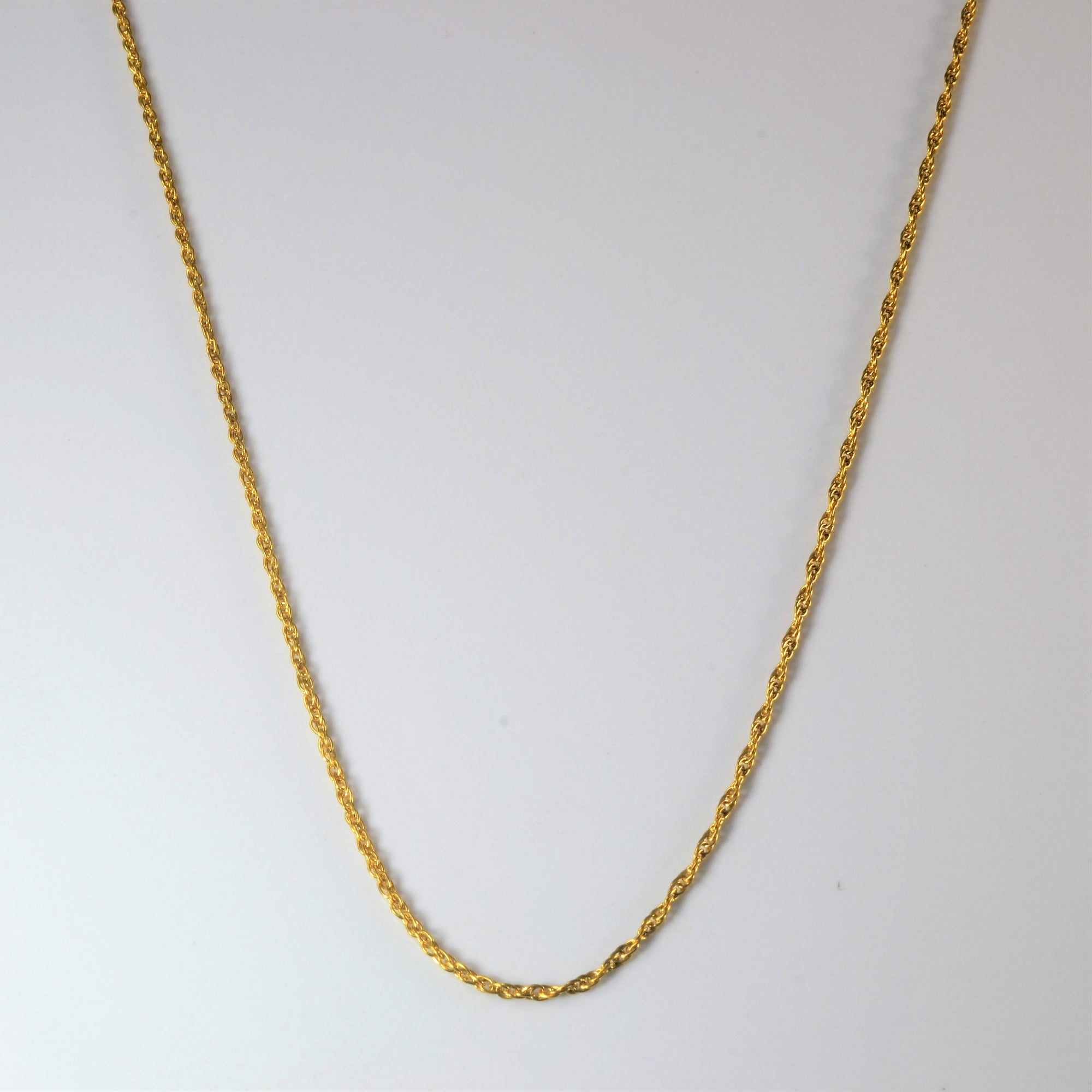 18k Yellow Gold Prince of Whales Chain | 24