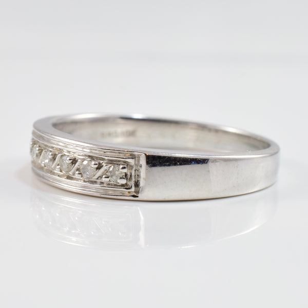 Diamond Band | 0.07 ctw SZ 6.25 |