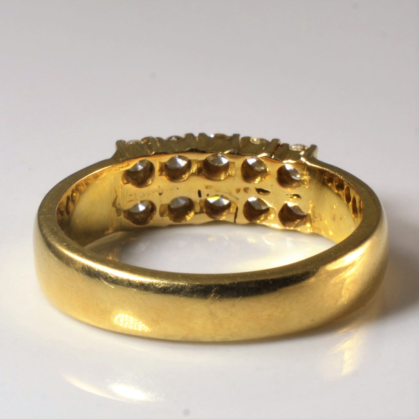 Double Row Diamond Band | 0.40ctw | SZ 6.75 |