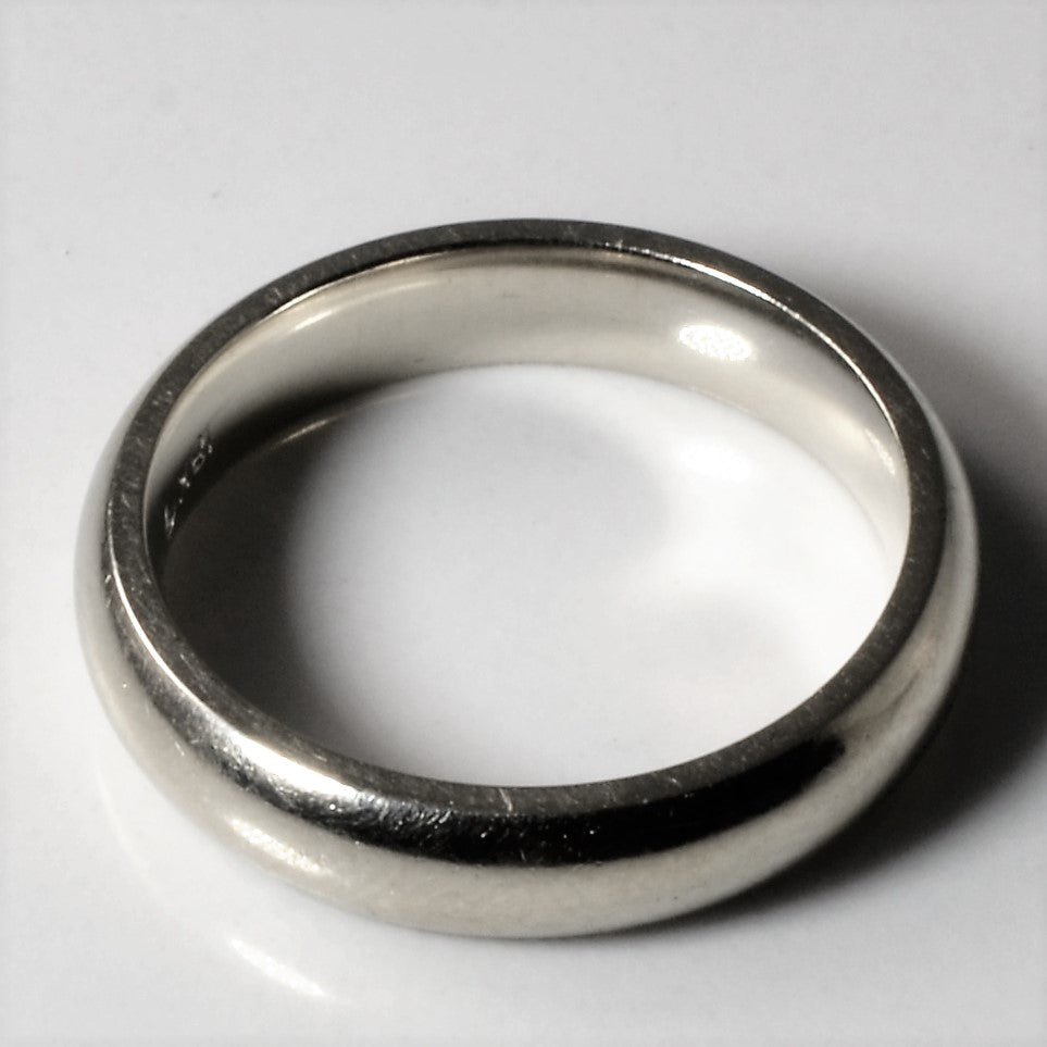 Birks' 18k White Gold Band | SZ 5 |