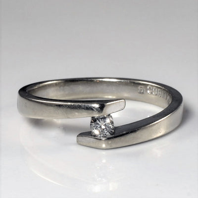Bypass Tension Set Diamond Ring | 0.06ct | SZ 6 |