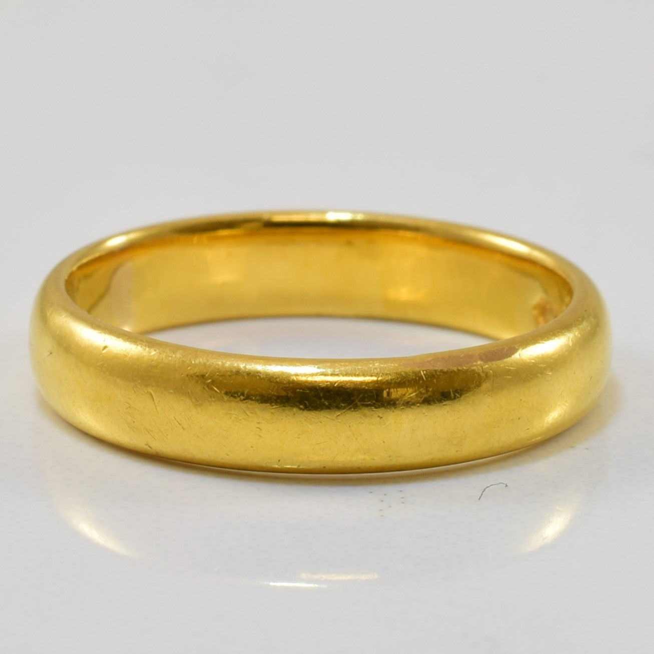 1950s Yellow Gold Band | SZ 5 |
