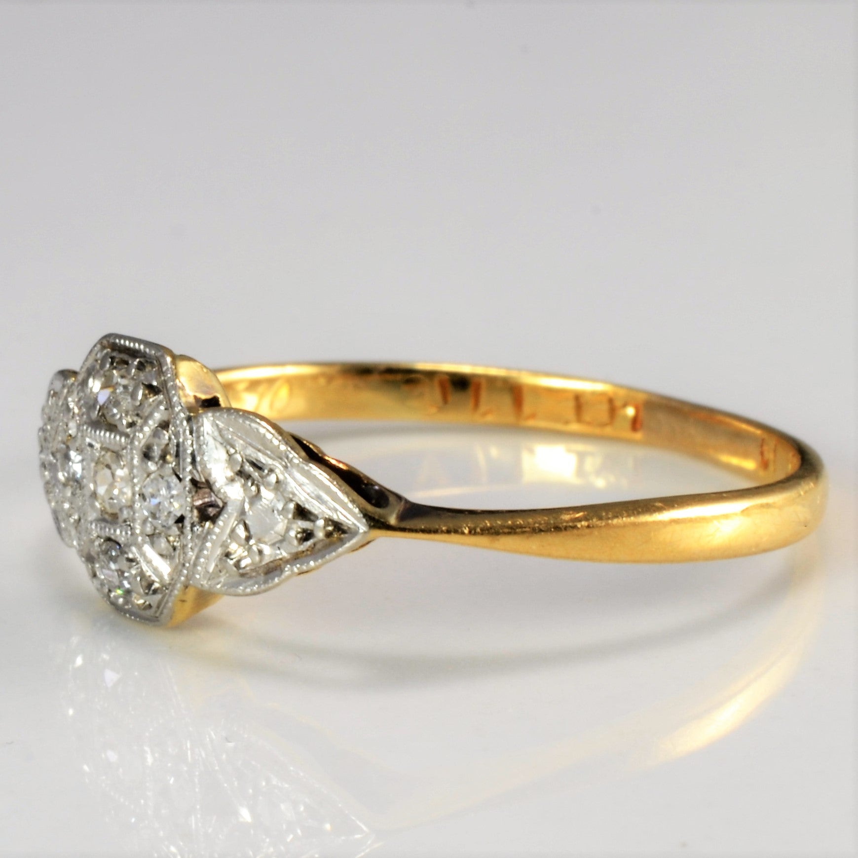 Vintage Milgrain Detail Diamond Ring | 0.05 ctw, SZ 6 |