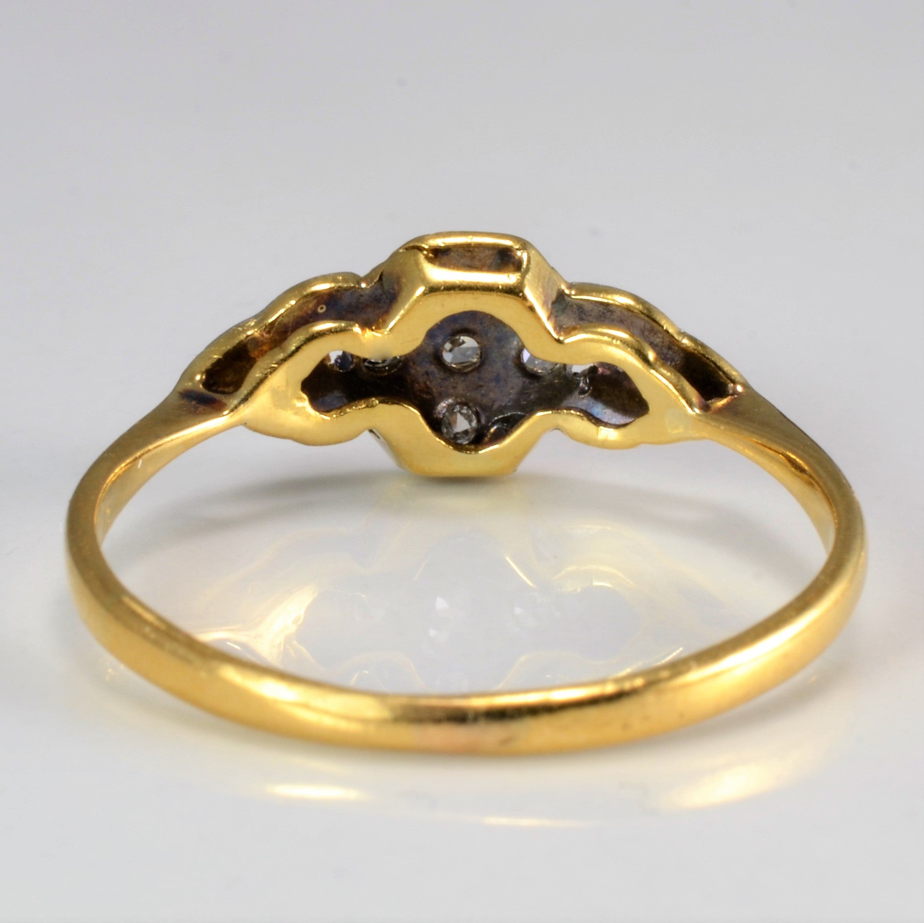 Vintage Milgrain Detail Diamond Ring | 0.05 ctw, SZ 6 |