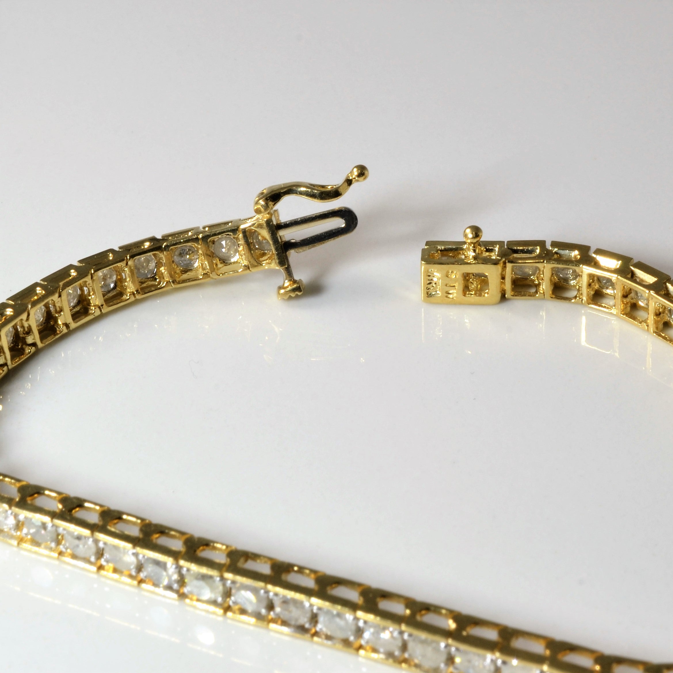 Tension Set Diamond Chain Bracelet | 4.84ctw | 7" |