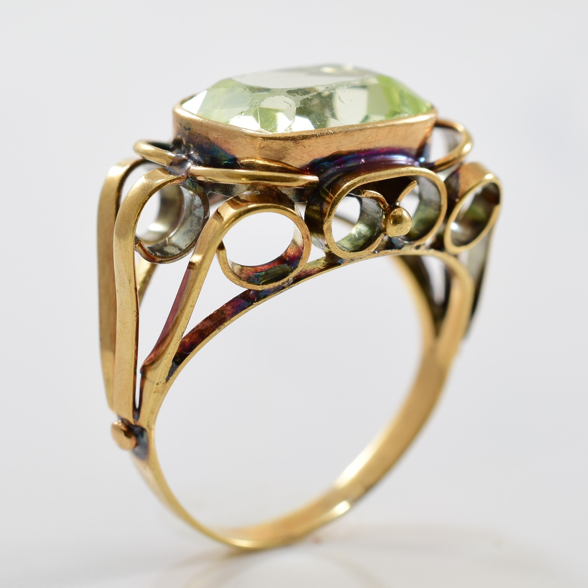 Vintage Synthetic Spinel Ring | 5.80 ct | SZ 6.5