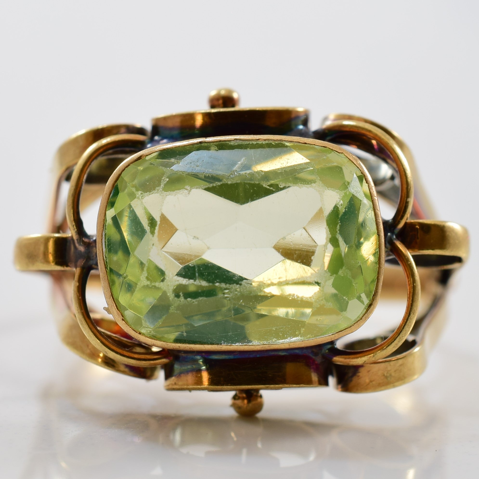 Vintage Synthetic Spinel Ring | 5.80 ct | SZ 6.5