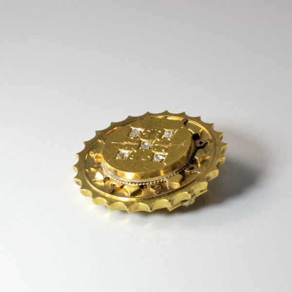 Victorian Diamond Brooch | 0.18ctw |