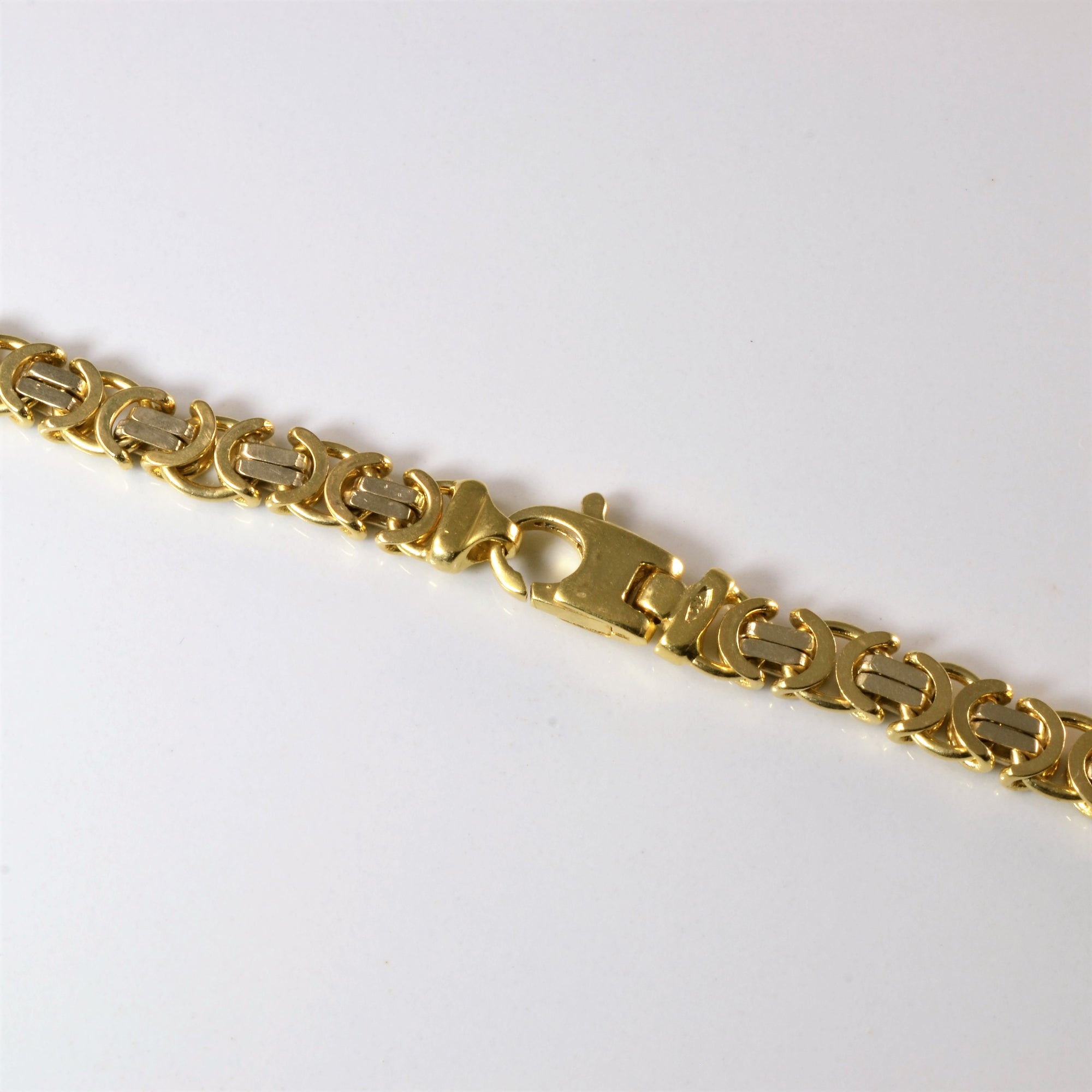 18k Yellow Gold Modified C Link Chain | 20
