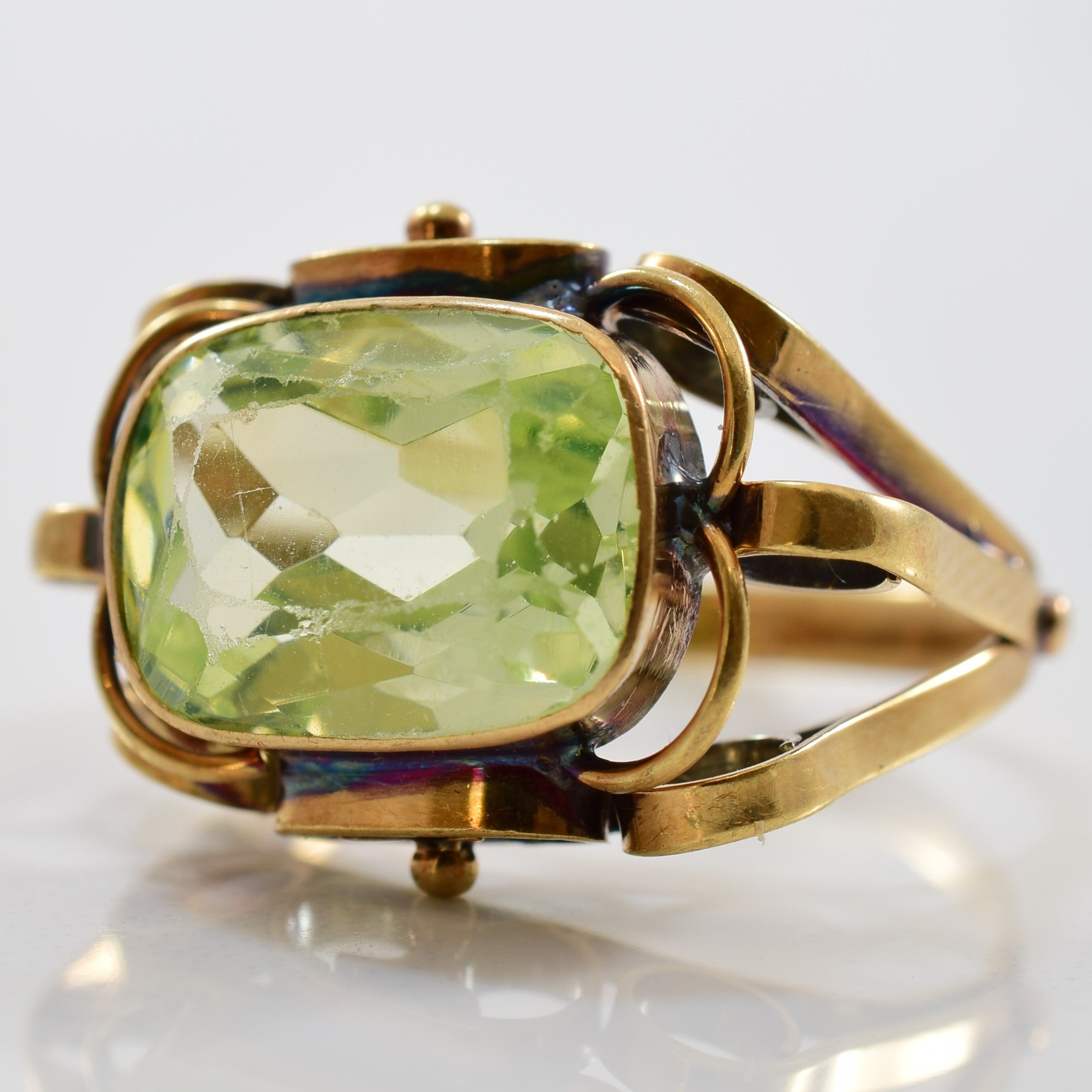Vintage Synthetic Spinel Ring | 5.80 ct | SZ 6.5
