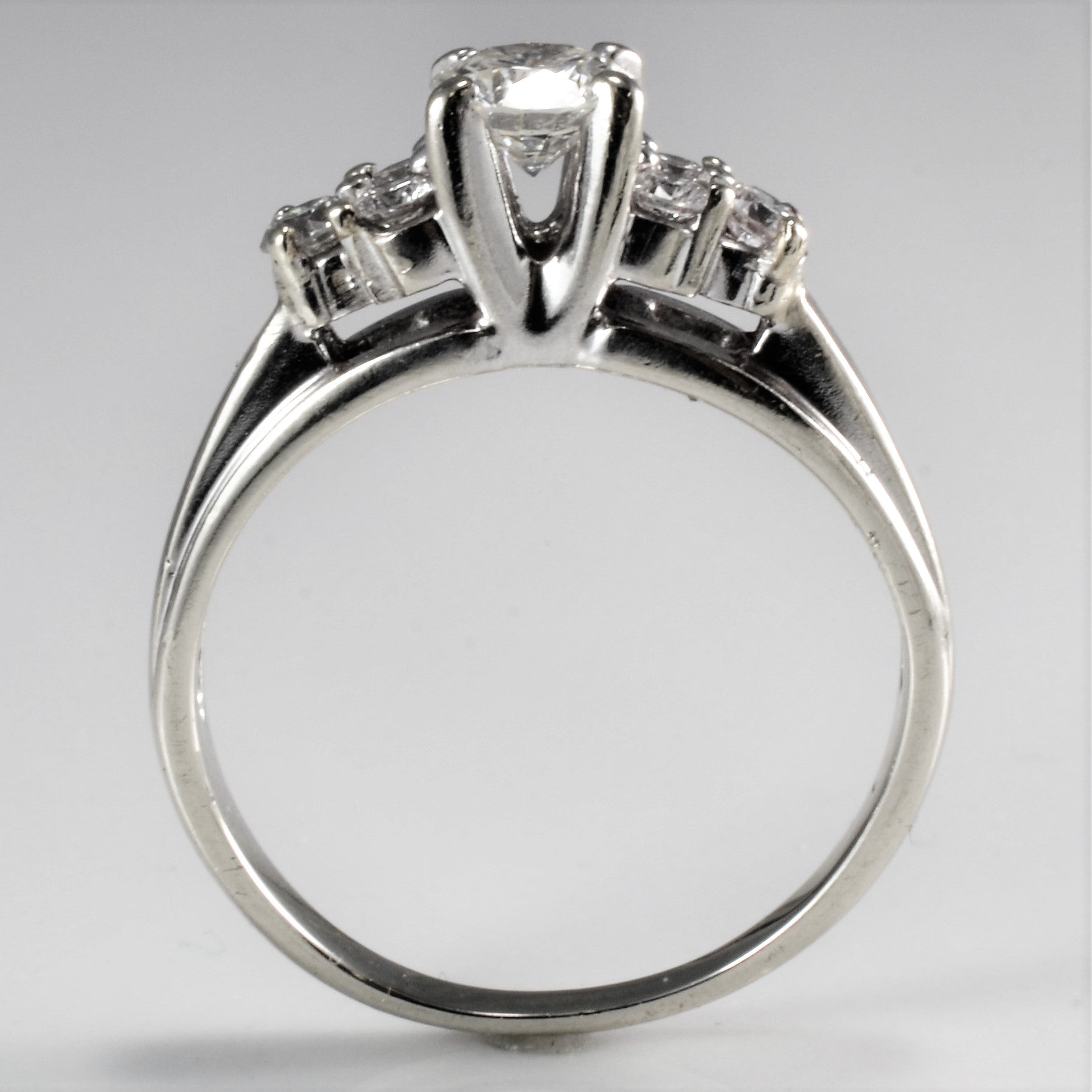 Cluster Diamond Engagement Ring | 0.74 ctw, SZ 6.5 |